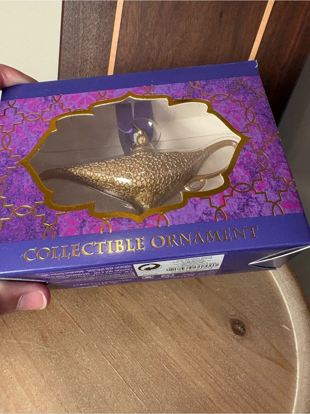 Aladdin’s “Genie Lamp” Ornament - Broadway Musical, New in Box